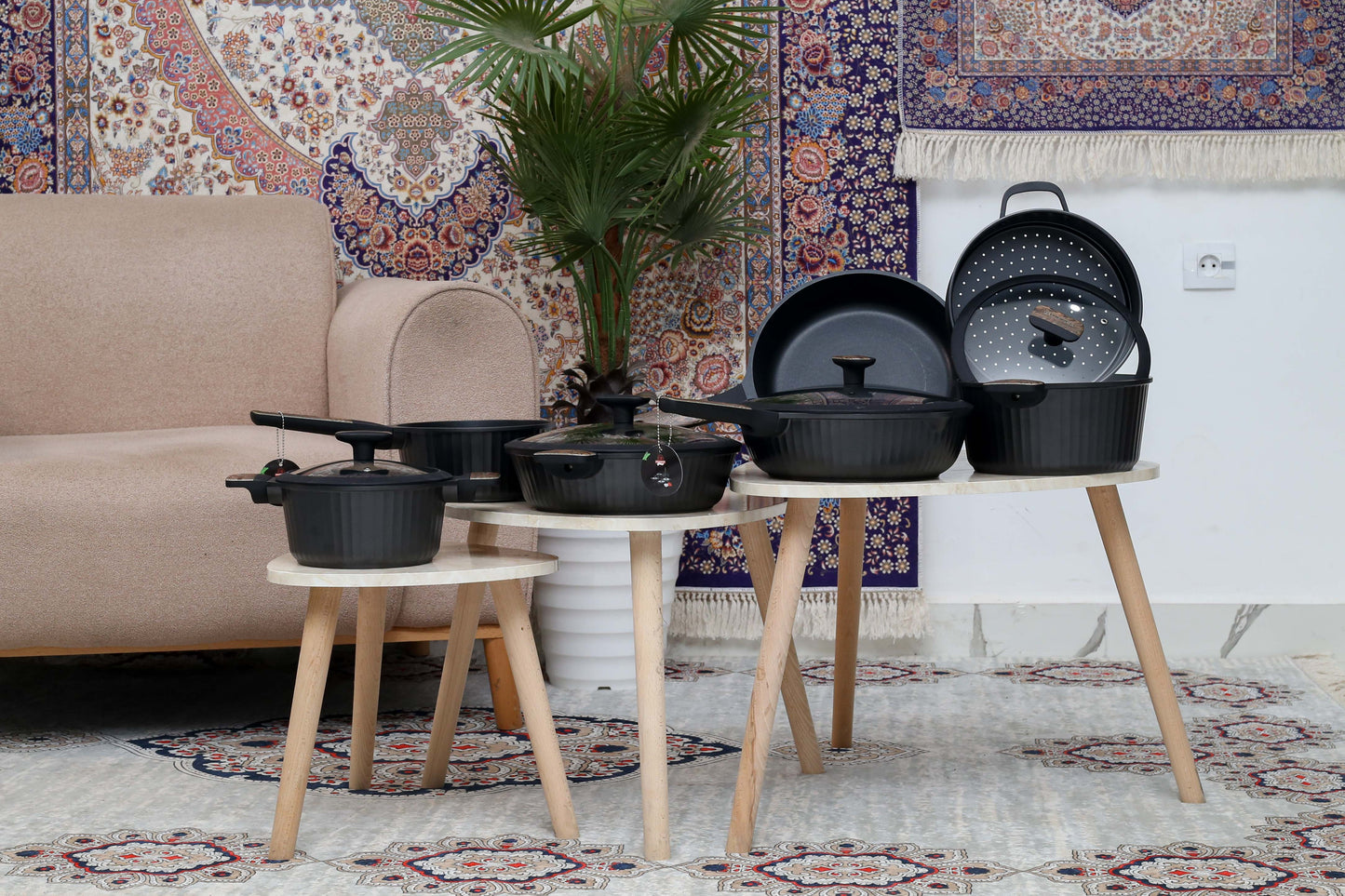 BATTERIE DE CUISINE SINARCO 12PCS